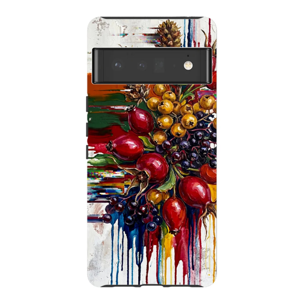 Autumn Berries and Botanicals by Frida Lövström — Pixel 6 Pro Tough Case — Finnaij