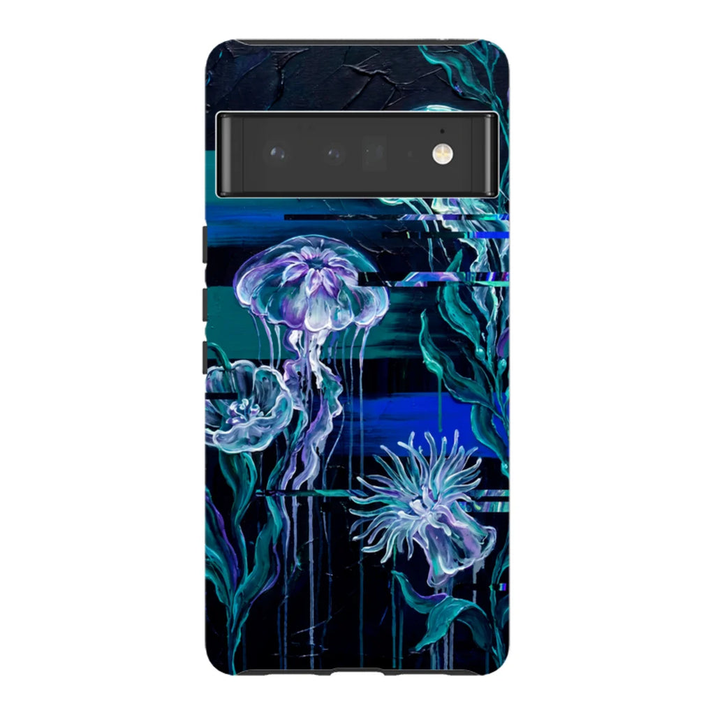 Deep-Sea Underwater Botanical Fantasy by Frida Lövström — Pixel 6 Pro Tough Case — Finnaij
