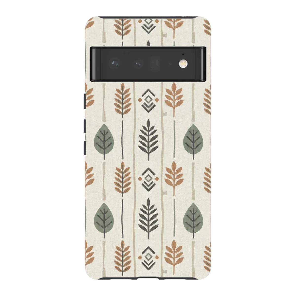 Birch and Linen Pattern by Elsi Vaarala — Pixel 6 Pro Tough Case — Finnaij