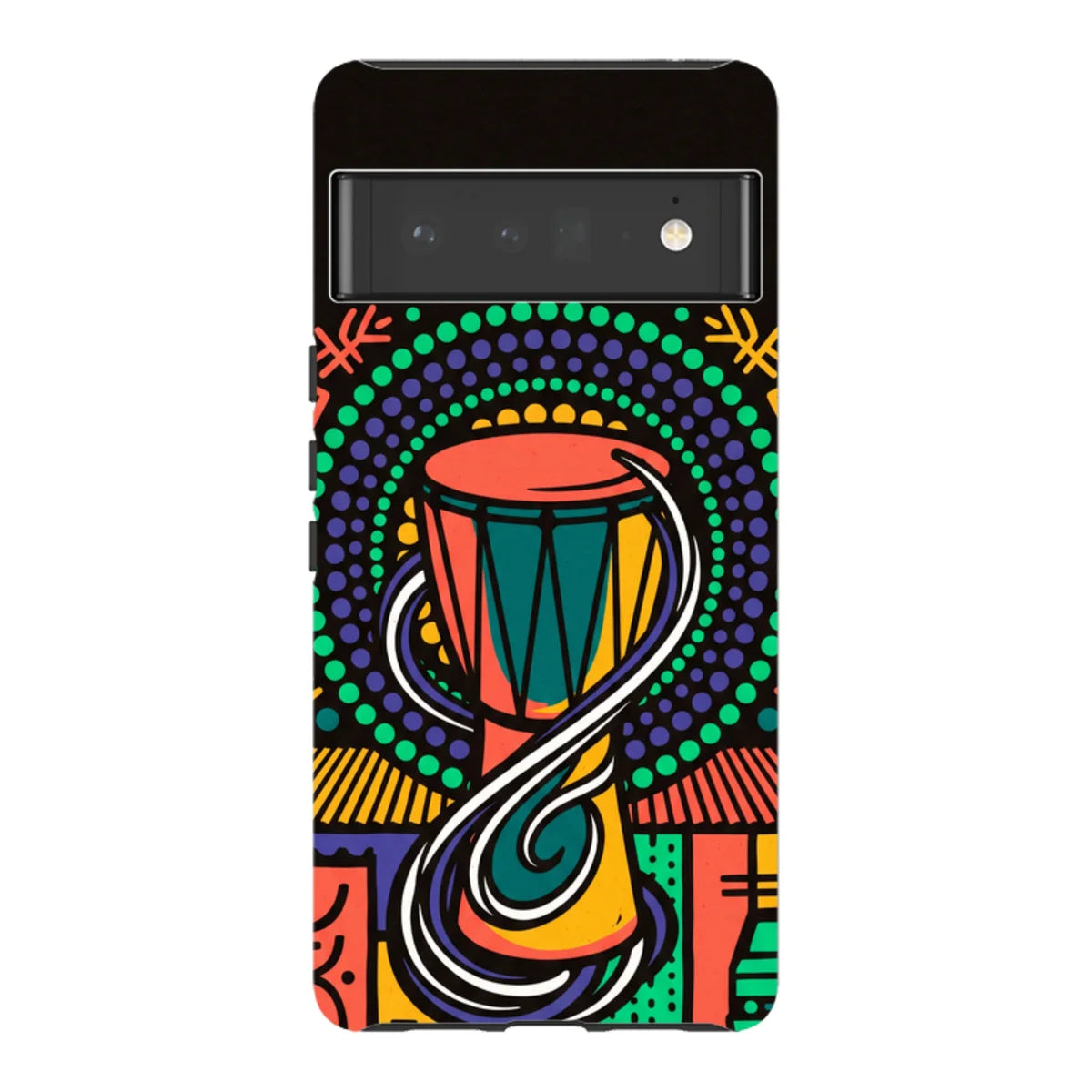 Talking Drum Halo by Ada Okoye — Pixel 6 Pro Tough Case — Finnaij