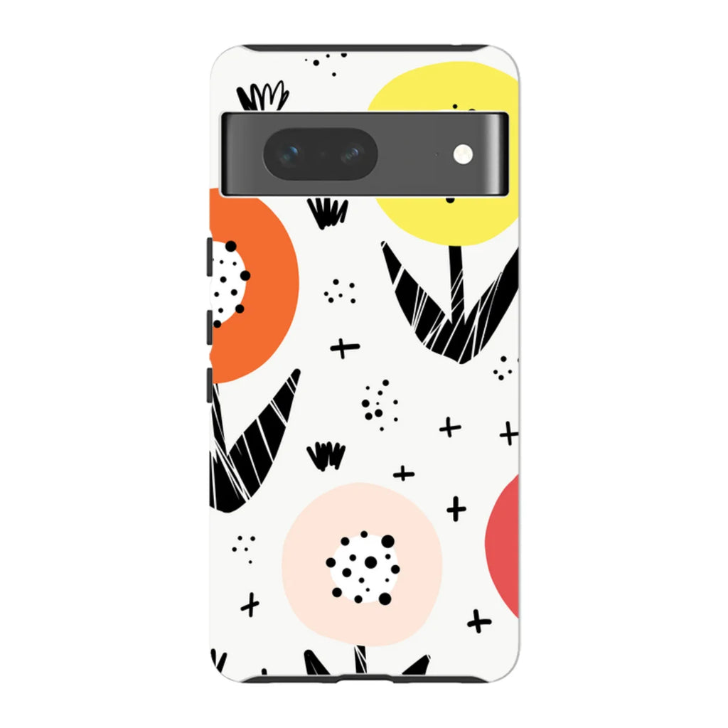 Botanical Doodle — Pixel 7 Tough Case — Finnaij