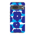 Bold Floral Blue — Pixel 7 Tough Case — Finnaij