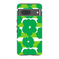 Bold Floral Green — Pixel 7 Tough Case — Finnaij