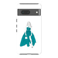 Blue Dress by Keagan Haight — Pixel 7 Tough Case — Finnaij