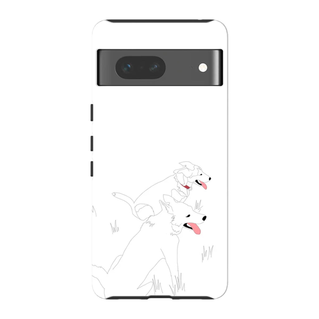 Sunny and Kit Kat by Keagan Haight — Pixel 7 Tough Case — Finnaij