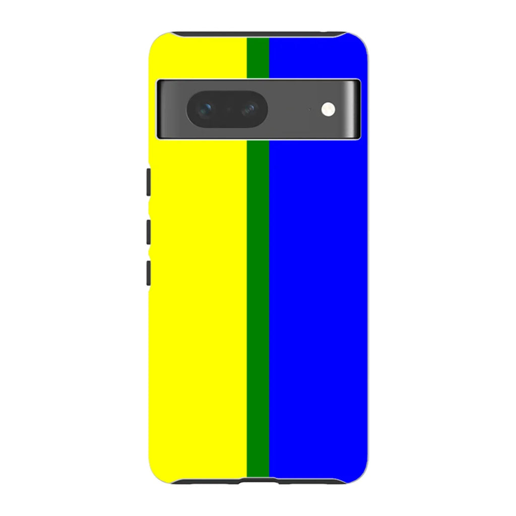 Rainbow Series Yellow Blue — Pixel 7 Tough Case — Finnaij