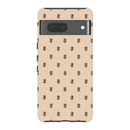 Monogram Beige Harvest — Pixel 7 Tough Case — Finnaij