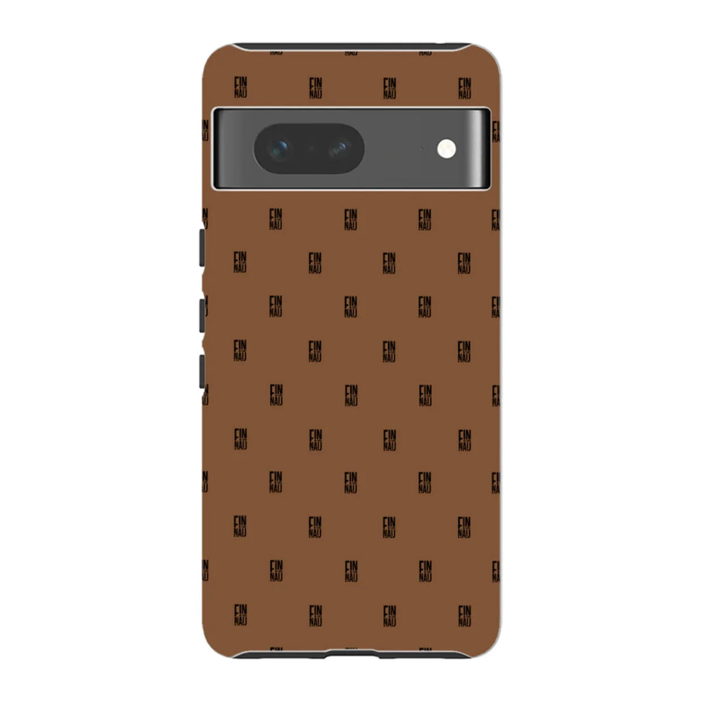 Monogram Chocolate Lover — Pixel 7 Tough Case — Finnaij