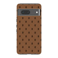 Monogram Chocolate Lover — Pixel 7 Tough Case — Finnaij