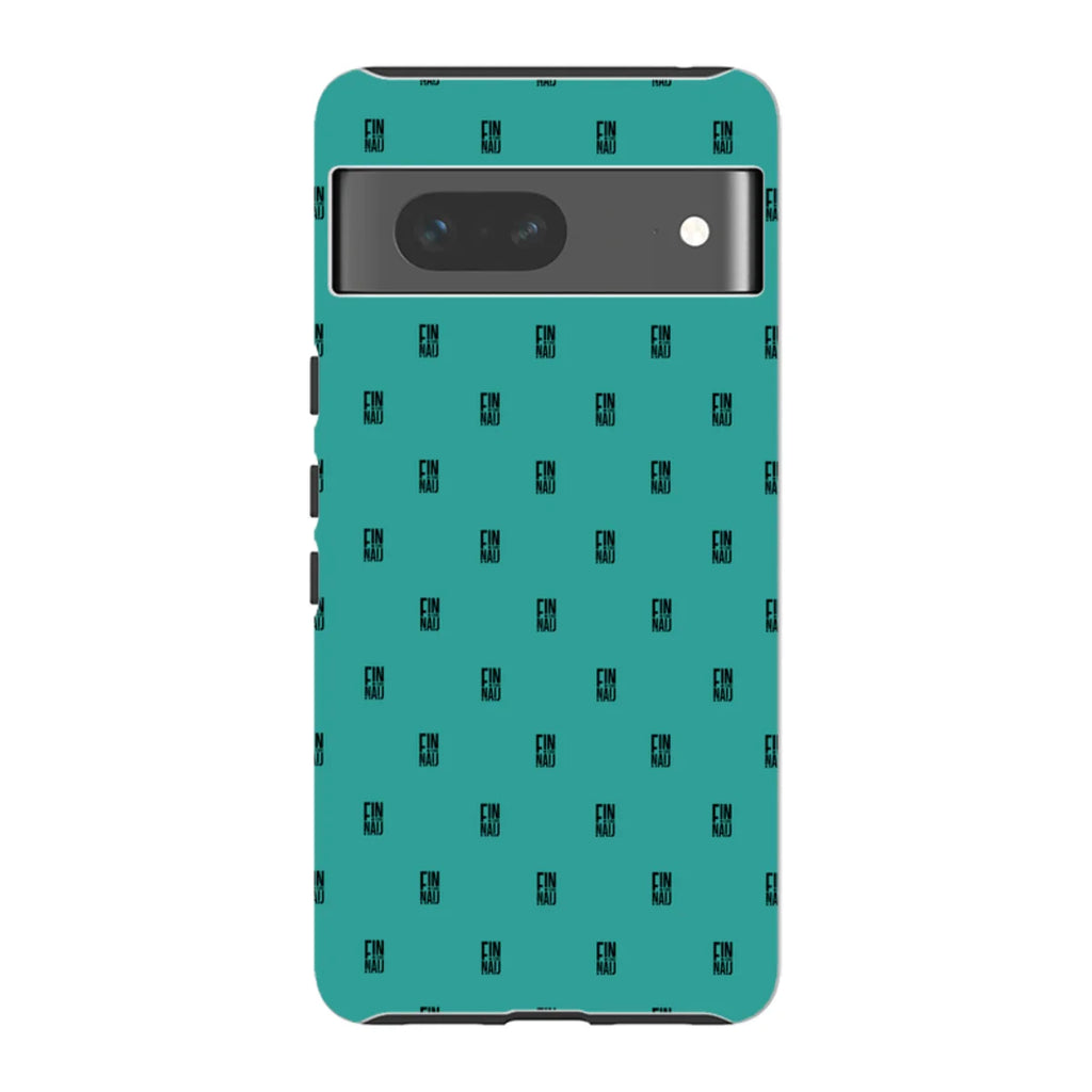 Monogram Teal — Pixel 7 Tough Case — Finnaij