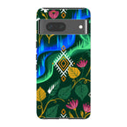 Aurora Birch Bloom by Aino Kallio — Pixel 7 Tough Case — Finnaij