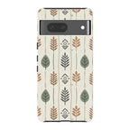 Birch and Linen Pattern by Elsi Vaarala — Pixel 7 Tough Case — Finnaij