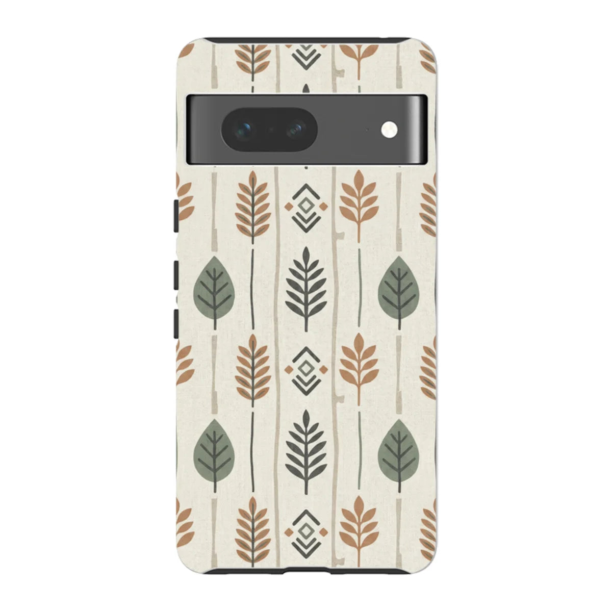Birch and Linen Pattern by Elsi Vaarala — Pixel 7 Tough Case — Finnaij