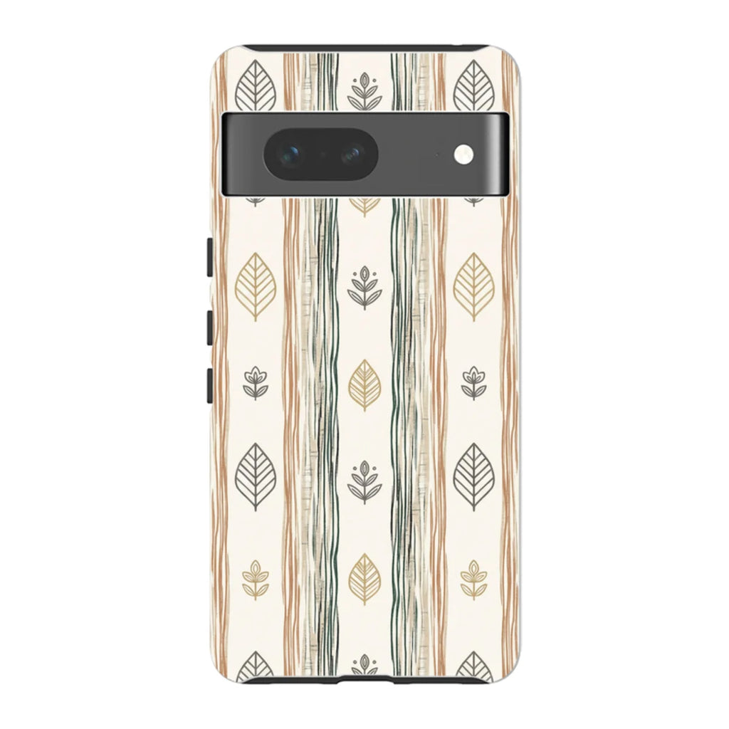 Birch Linen Harmony by Elsi Vaarala — Pixel 7 Tough Case — Finnaij