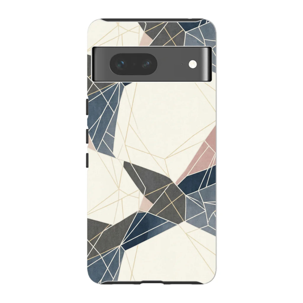 Frozen Lake Geometry by Elsi Vaarala — Pixel 7 Tough Case — Finnaij