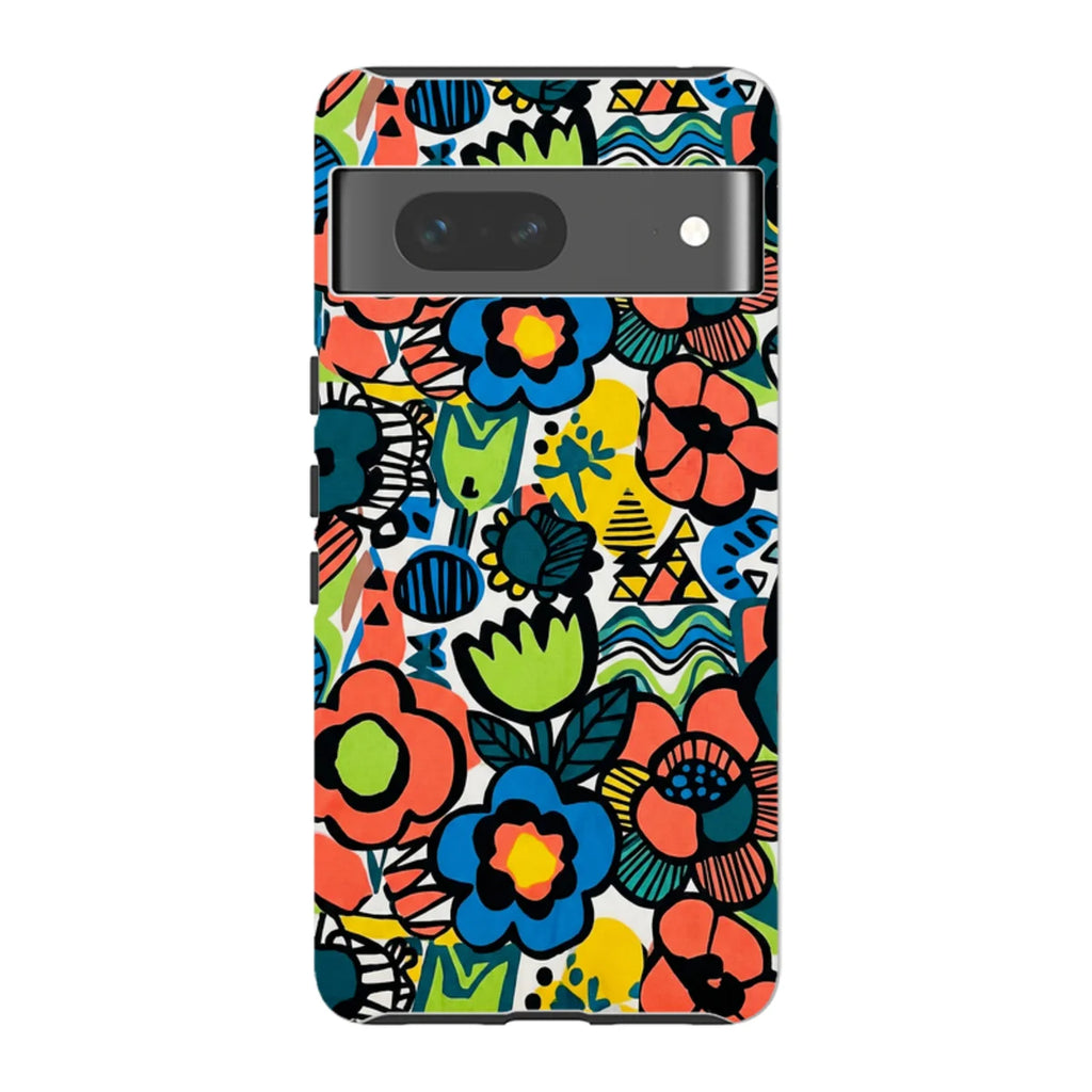 Floral Street Nordic by Salla Niemi — Pixel 7 Tough Case — Finnaij