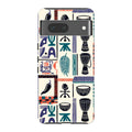 Market Day Icons by Ada Okoye — Pixel 7 Tough Case — Finnaij