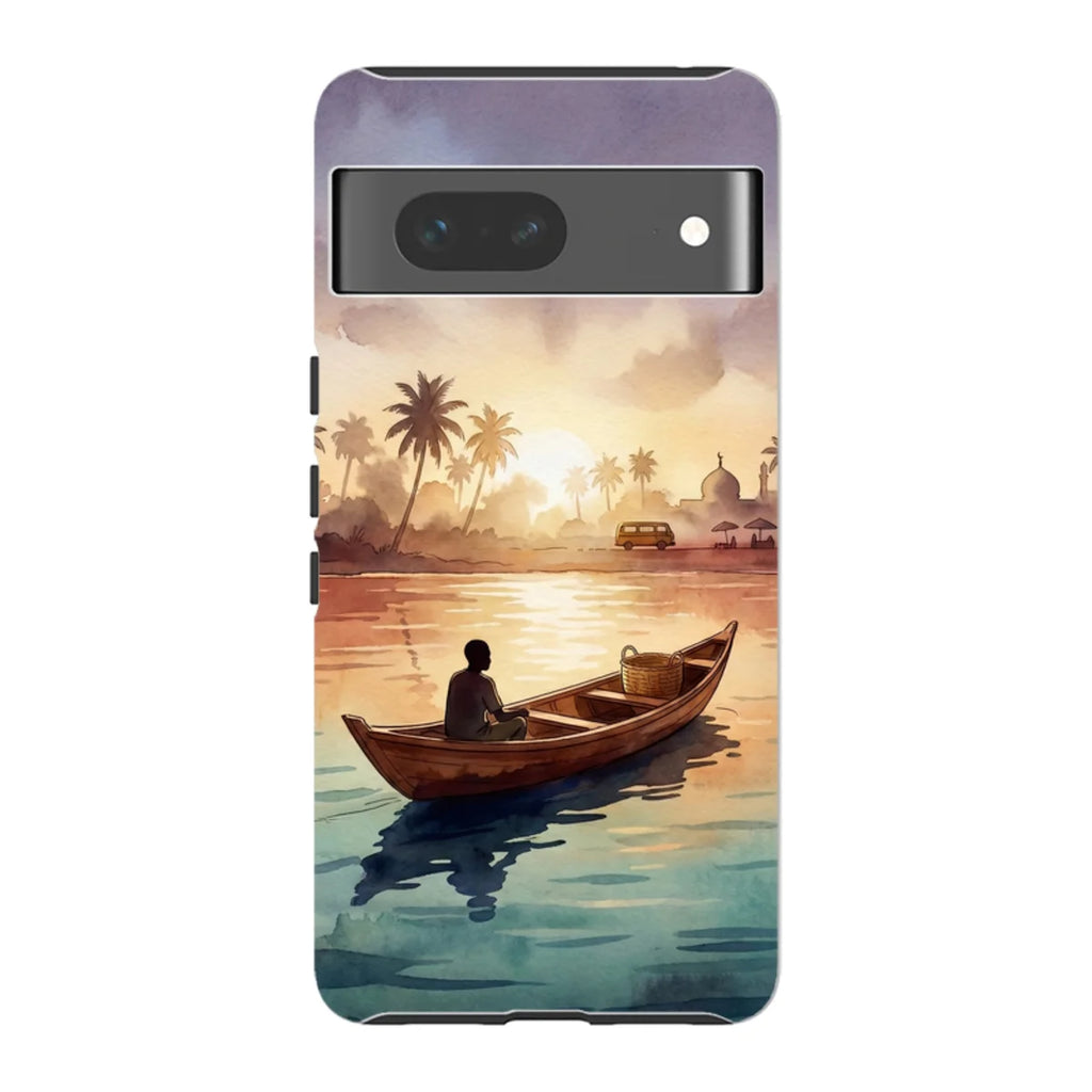 Lagoon Morning by Tobi Akinyemi — Pixel 7 Tough Case — Finnaij