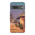 City Edge Quiet Street by Tobi Akinyemi — Pixel 7 Tough Case — Finnaij