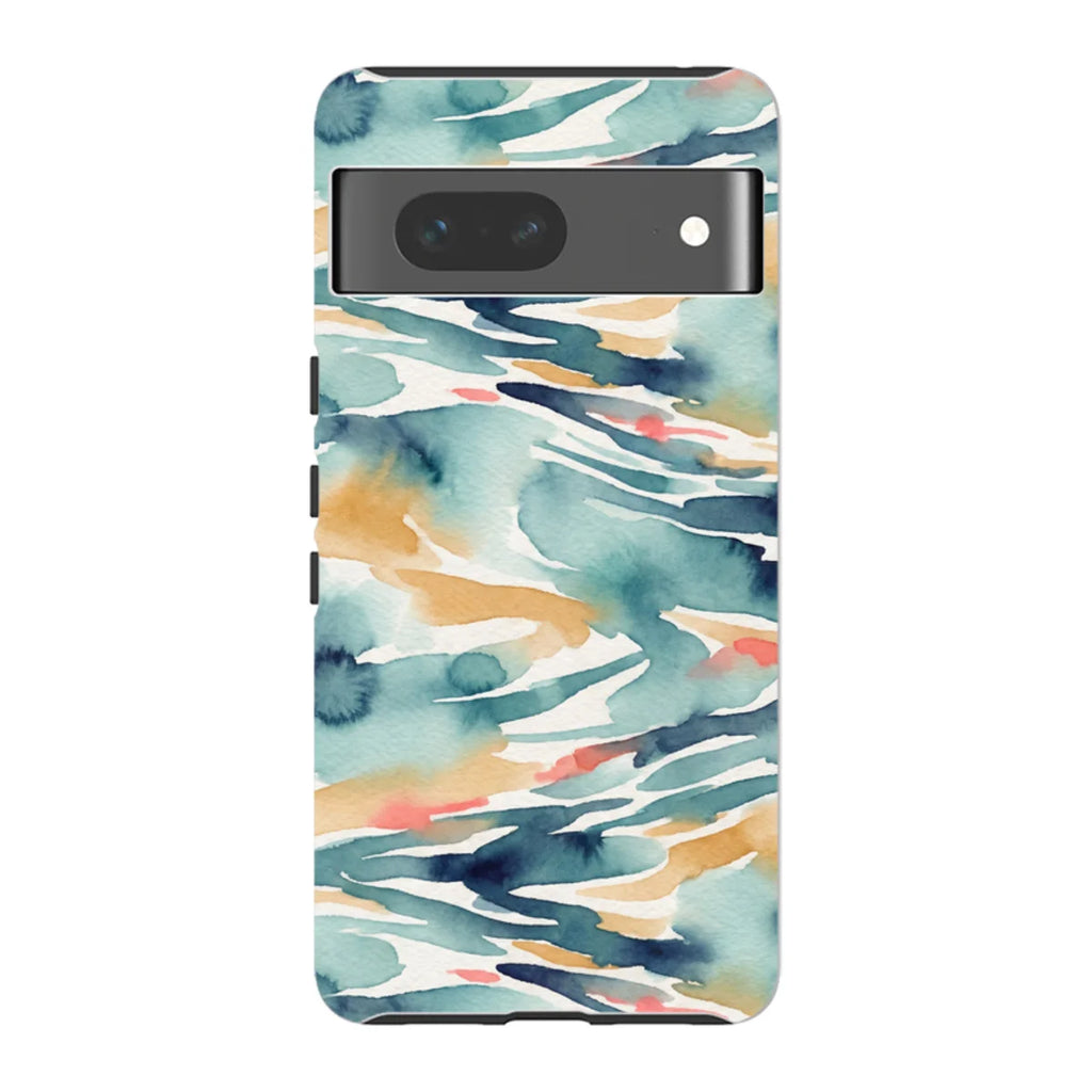 River Reflection Pattern Crop by Tobi Akinyemi — Pixel 7 Tough Case — Finnaij