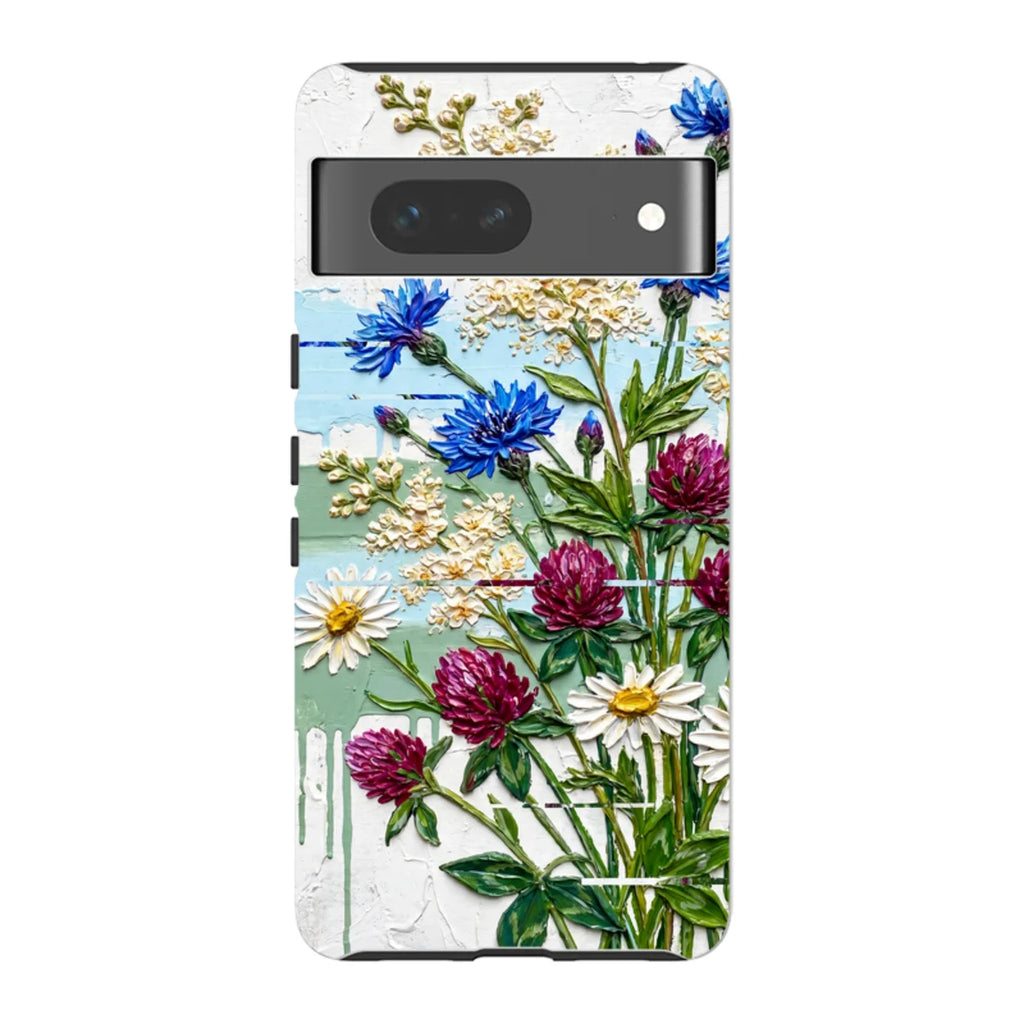 Nordic Wildflowers by Frida Lövström — Pixel 7 Tough Case — Finnaij