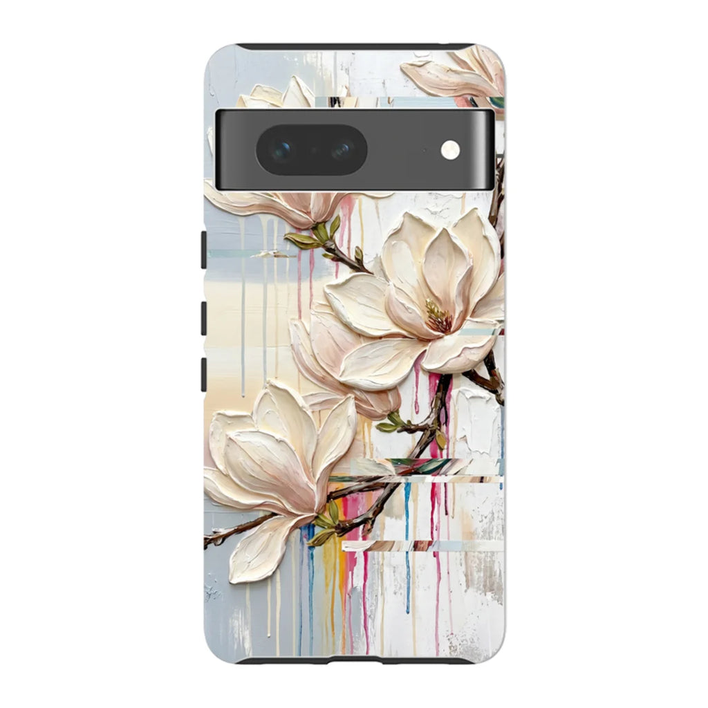 Magnolia Branches by Frida Lövström — Pixel 7 Tough Case — Finnaij