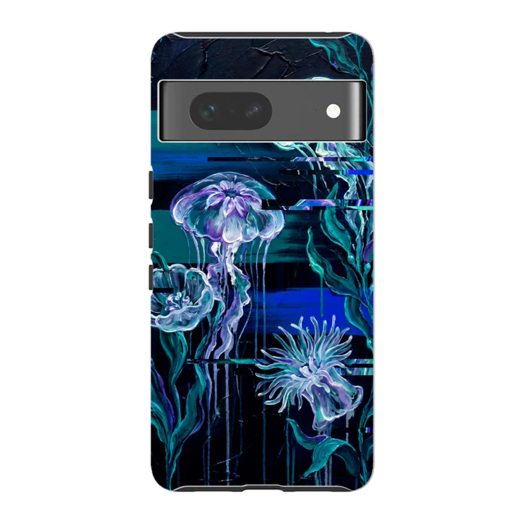 Deep-Sea Underwater Botanical Fantasy by Frida Lövström — Pixel 7 Tough Case — Finnaij