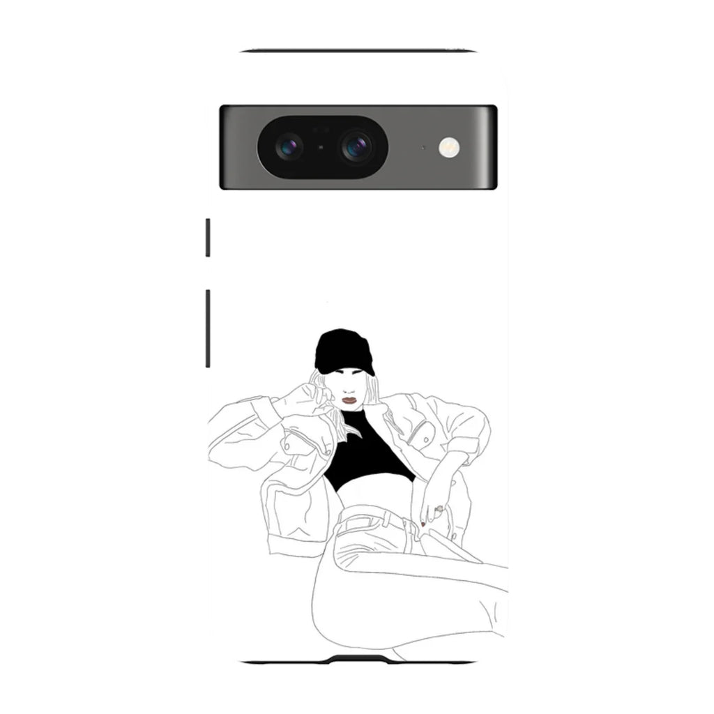 Black Cap by Keagan Haight — Pixel 8 Tough Case — Finnaij