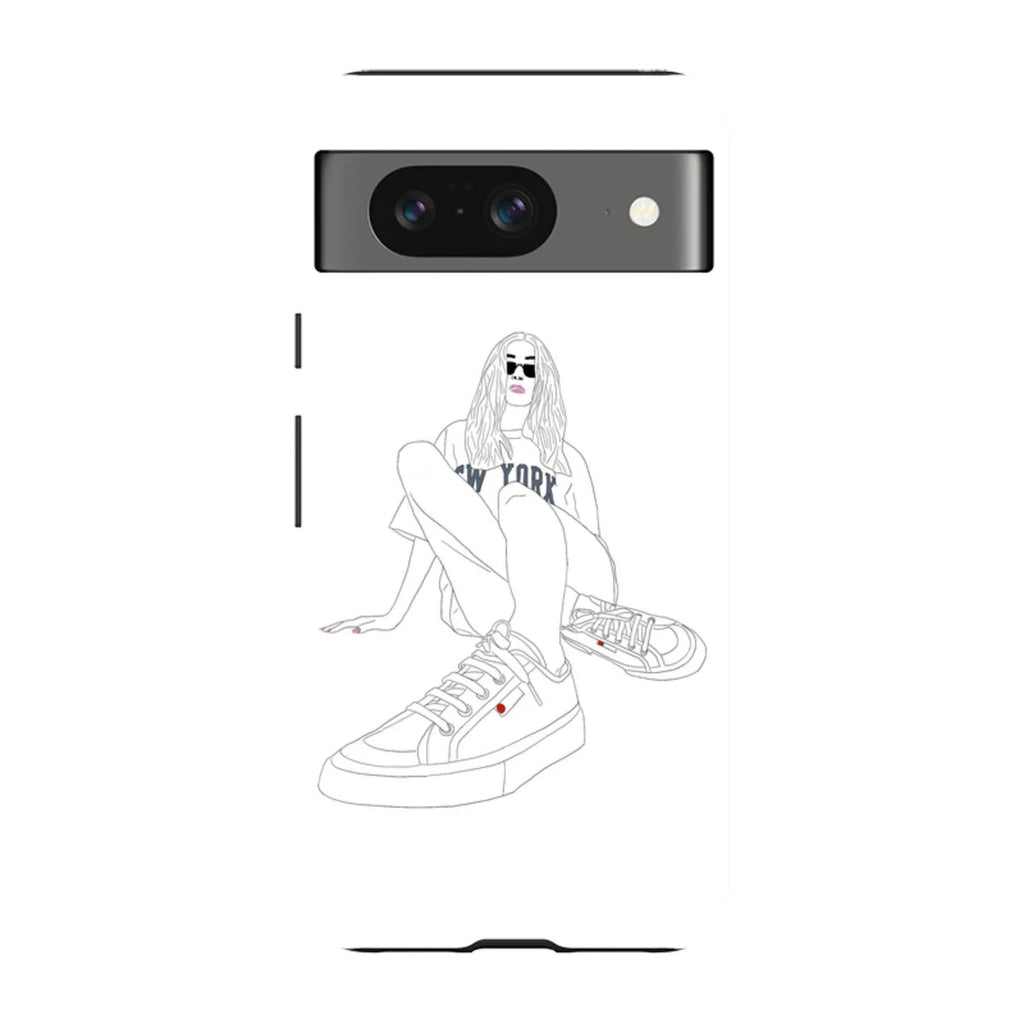 New York by Keagan Haight — Pixel 8 Tough Case — Finnaij