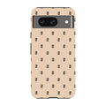Monogram Beige Harvest — Pixel 8 Tough Case — Finnaij