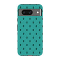Monogram Teal — Pixel 8 Tough Case — Finnaij