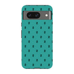 Monogram Teal — Pixel 8 Tough Case — Finnaij