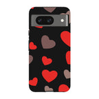 Red Hearts — Pixel 8 Tough Case — Finnaij