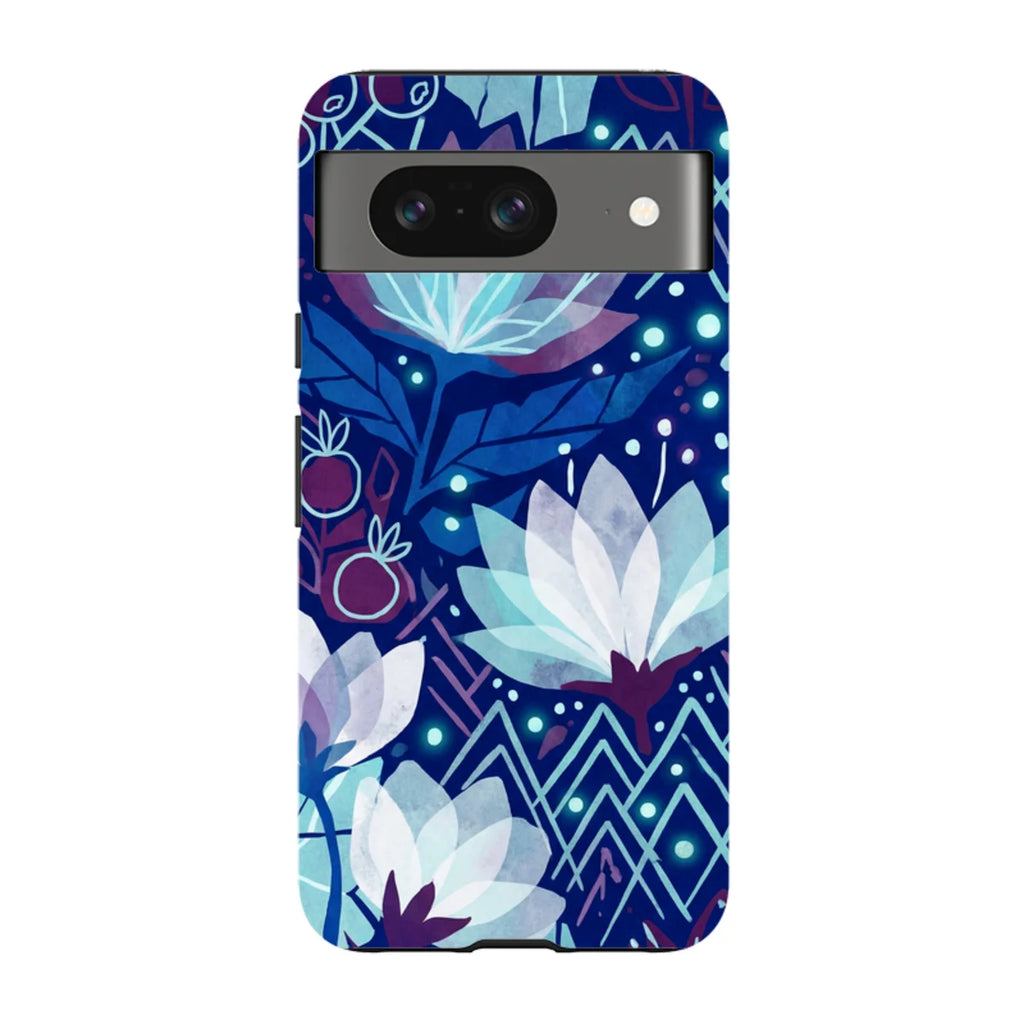 Frozen Lake Petals by Aino Kallio — Pixel 8 Tough Case — Finnaij