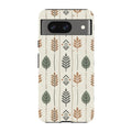 Birch and Linen Pattern by Elsi Vaarala — Pixel 8 Tough Case — Finnaij