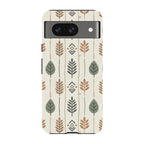 Birch and Linen Pattern by Elsi Vaarala — Pixel 8 Tough Case — Finnaij
