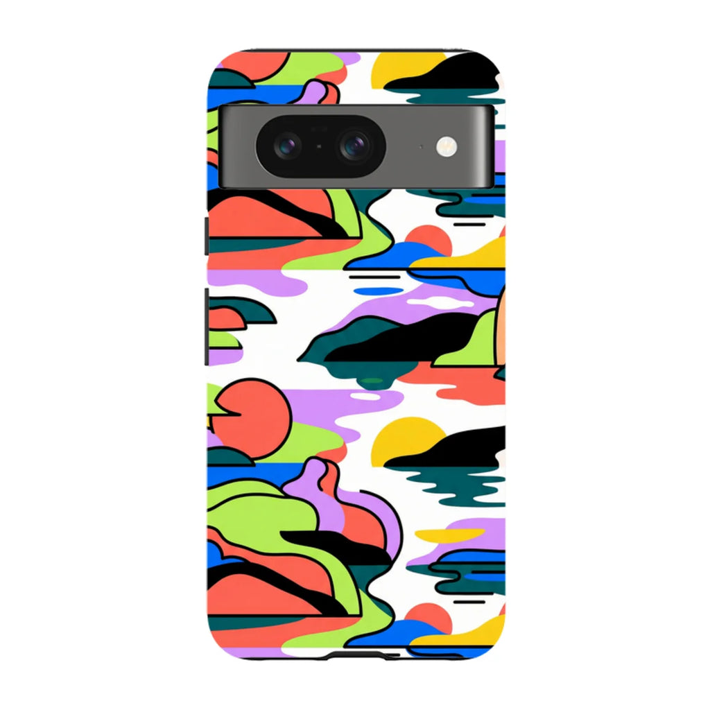 Archipelago Color Motion by Salla Niemi — Pixel 8 Tough Case — Finnaij