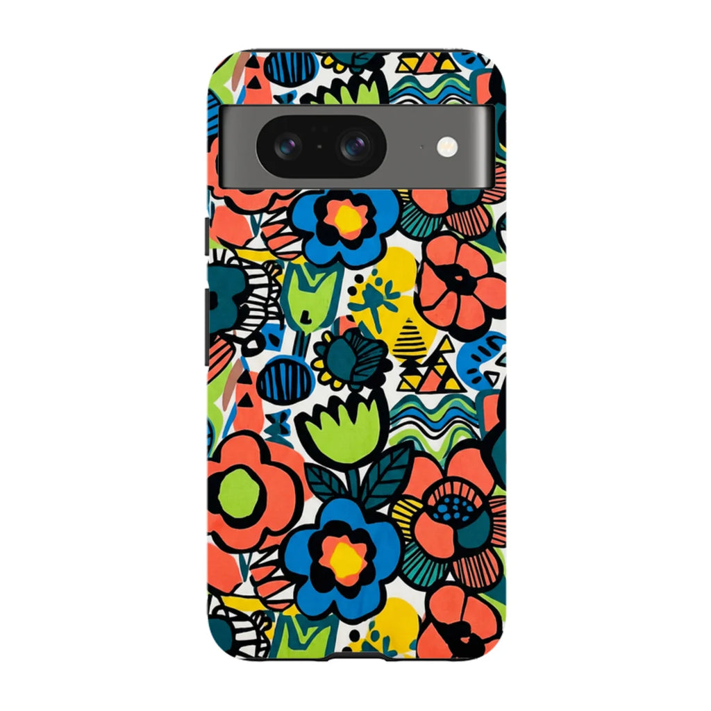 Floral Street Nordic by Salla Niemi — Pixel 8 Tough Case — Finnaij