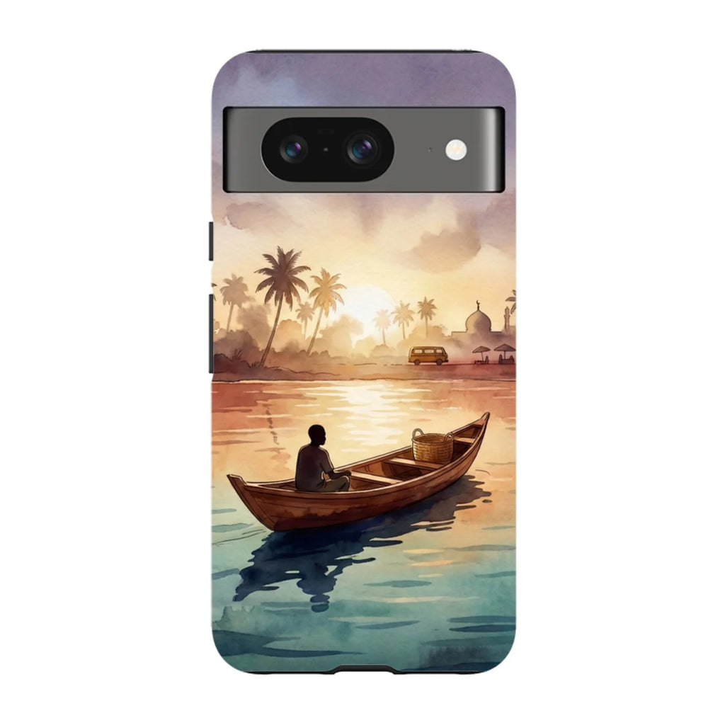 Lagoon Morning by Tobi Akinyemi — Pixel 8 Tough Case — Finnaij