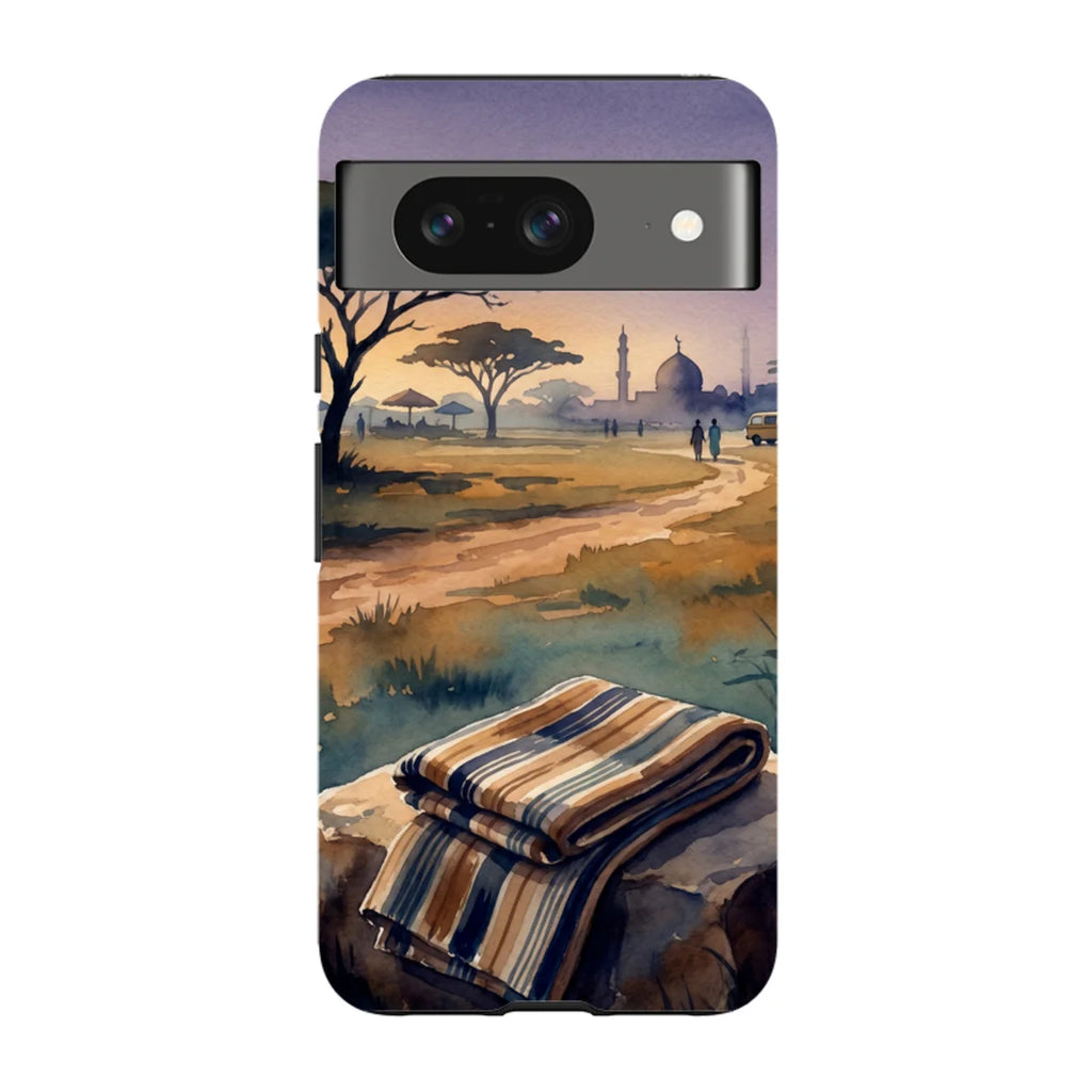 Aso-Oke Accent in the Landscape by Tobi Akinyemi — Pixel 8 Tough Case — Finnaij