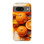 Oranges and Citrus Still Life by Frida Lövström — Pixel 8 Tough Case — Finnaij