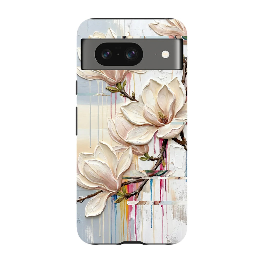 Magnolia Branches by Frida Lövström — Pixel 8 Tough Case — Finnaij