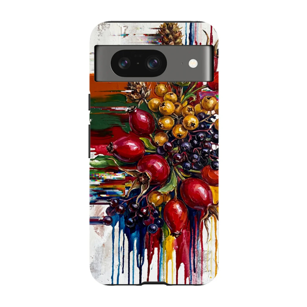 Autumn Berries and Botanicals by Frida Lövström — Pixel 8 Tough Case — Finnaij