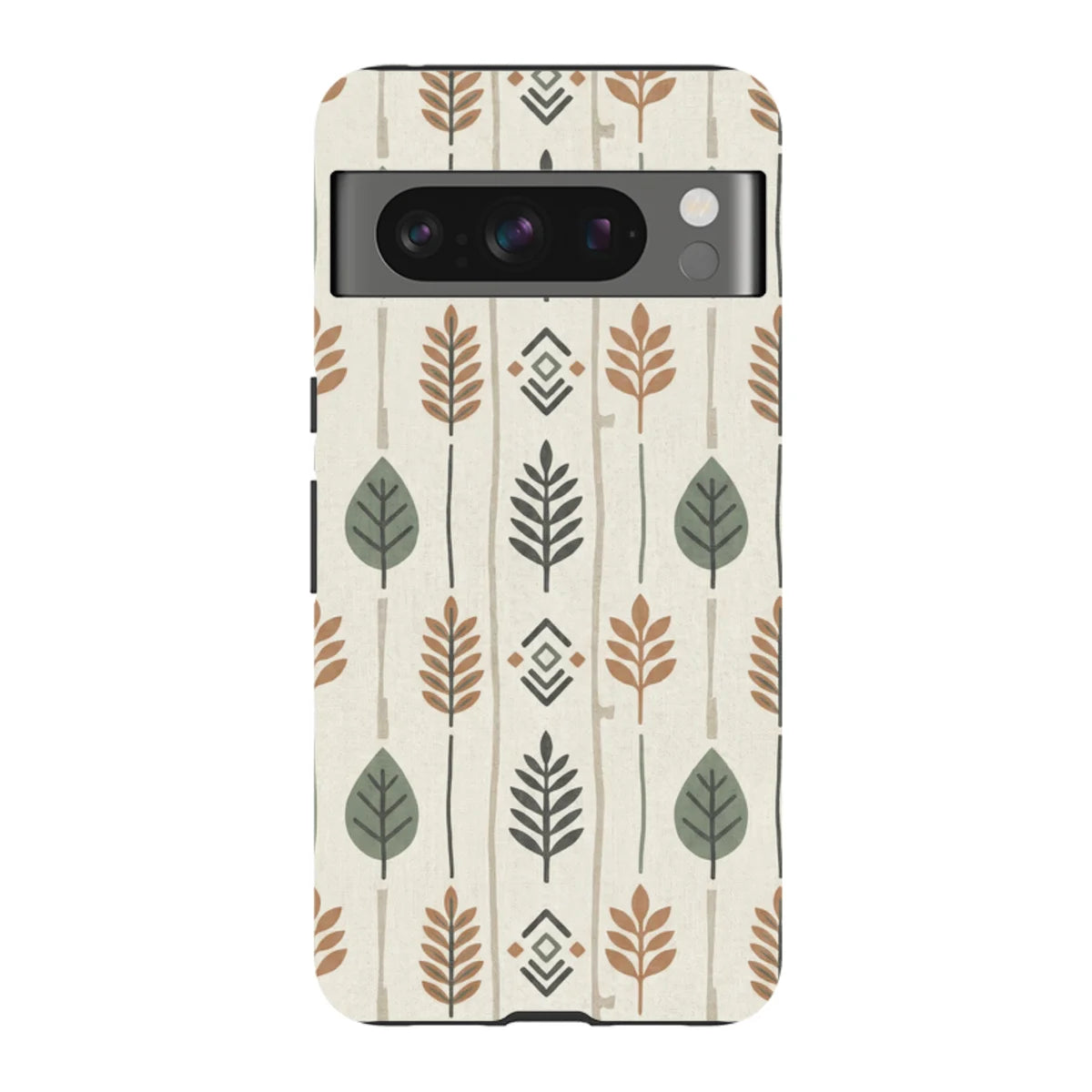 Birch and Linen Pattern by Elsi Vaarala — Pixel 8 Pro Tough Case — Finnaij
