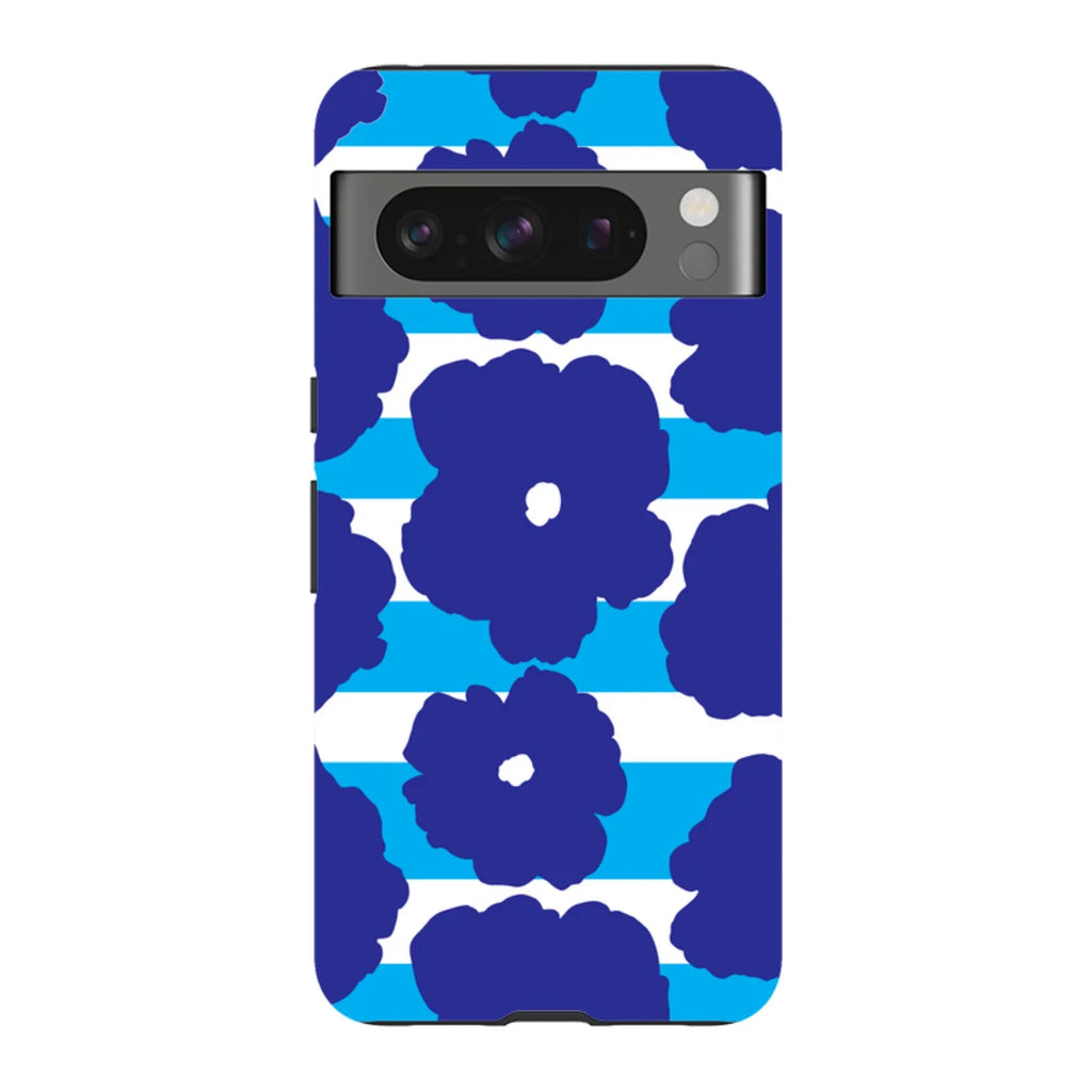 Bold Floral Blue — Pixel 8 Pro Tough Case — Finnaij