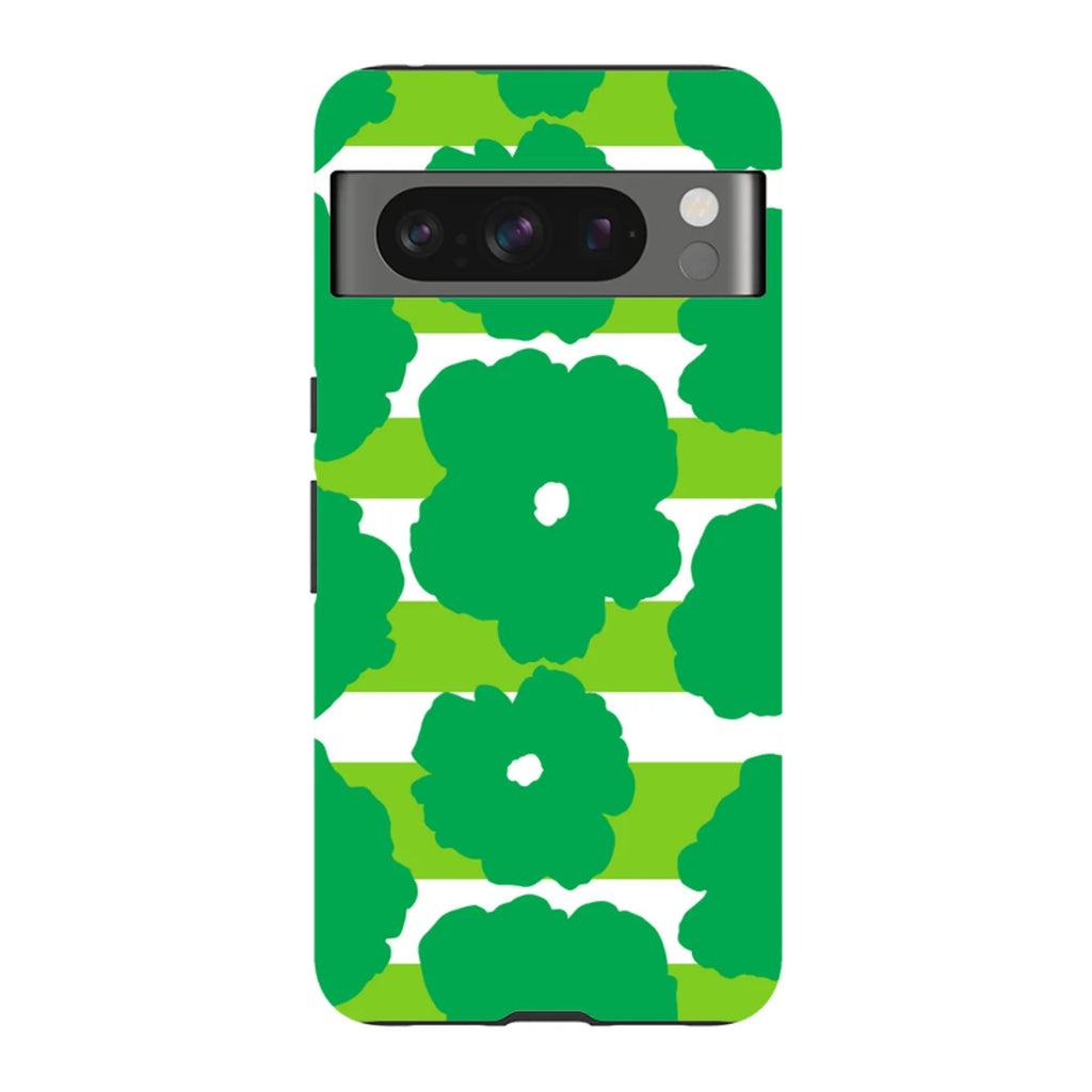Bold Floral Green — Pixel 8 Pro Tough Case — Finnaij