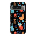 Nordic Ornament Black — Pixel 8 Pro Tough Case — Finnaij