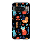Nordic Ornament Black — Pixel 8 Pro Tough Case — Finnaij