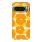 Bold Floral Orange — Pixel 8 Pro Tough Case — Finnaij