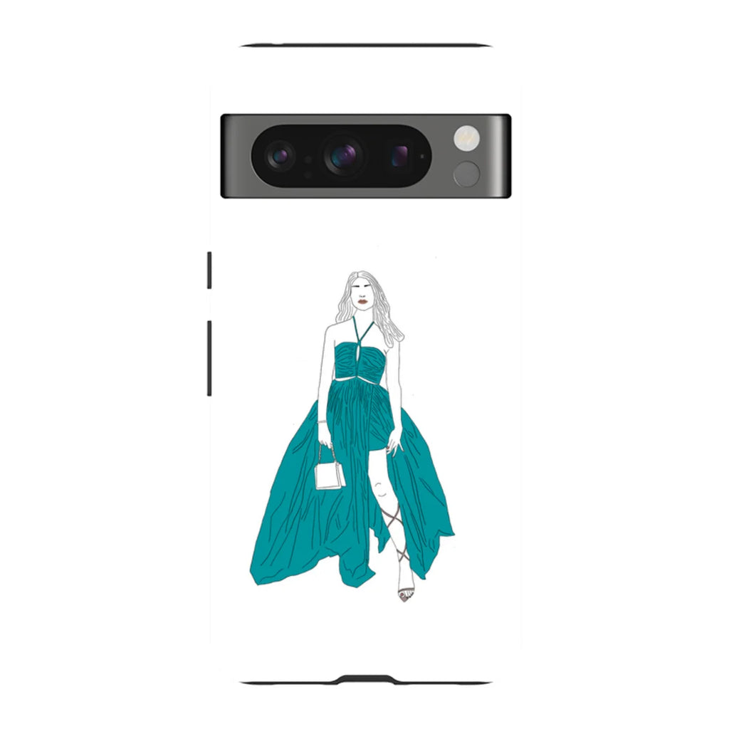 Blue Dress by Keagan Haight — Pixel 8 Pro Tough Case — Finnaij